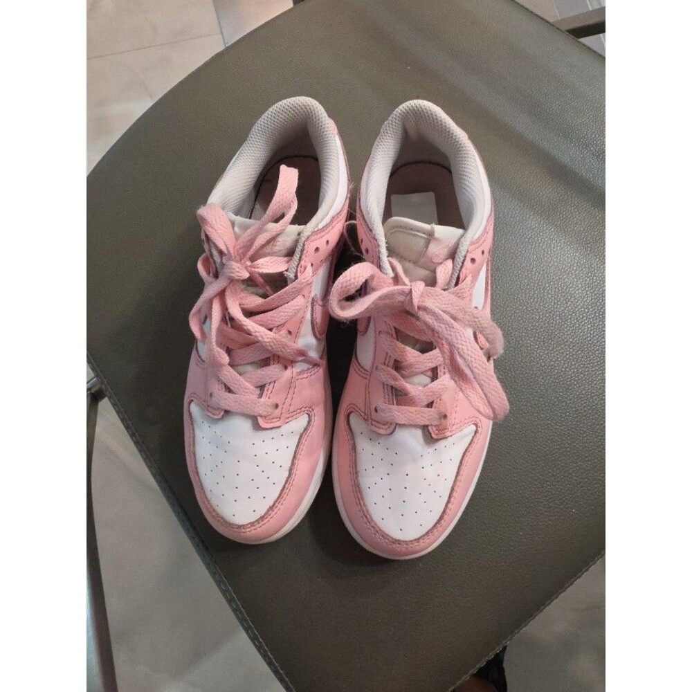 Nike Dunk Low GS White Medium Soft Pink Shoes FB9109-125 Size 3Y Kids/